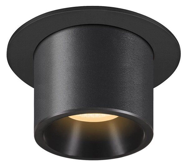 LA 1006996X VÝPRODEJ VZORKU - NUMINOS® PROJECTOR M stropní zápustné svítidlo, 3000 K, 40°, válcové, černé/černé - BIG WHITE (SLV)