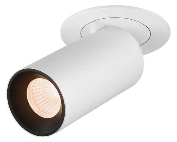 LA 1006936 NUMINOS® PROJECTOR S stropní zápustné svítidlo, 2700 K, 55°, válcové, bílé/černé - BIG WHITE (SLV)