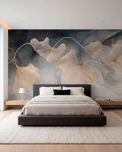 Fototapety Abstraktní obraz ginkgo, Fototapety příroda, w03511 : uwalls.cz