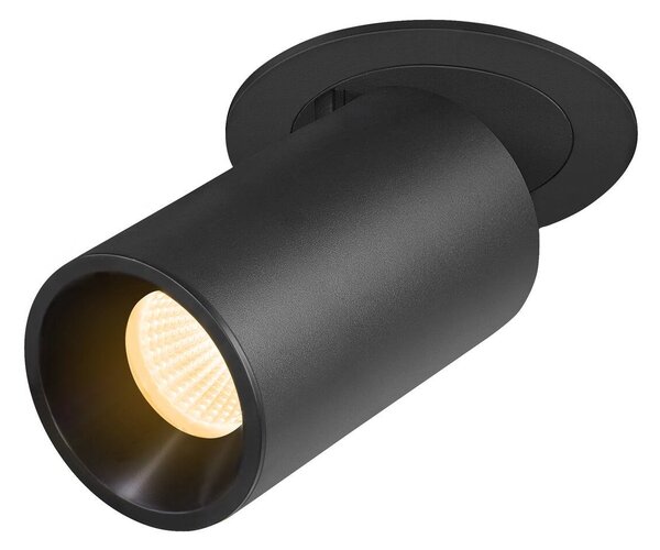 LA 1006996X VÝPRODEJ VZORKU - NUMINOS® PROJECTOR M stropní zápustné svítidlo, 3000 K, 40°, válcové, černé/černé - BIG WHITE (SLV)