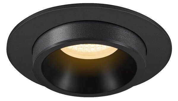 LA 1006996X VÝPRODEJ VZORKU - NUMINOS® PROJECTOR M stropní zápustné svítidlo, 3000 K, 40°, válcové, černé/černé - BIG WHITE (SLV)
