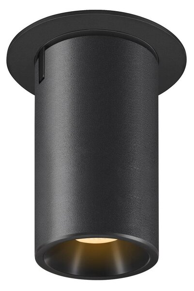 LA 1006996X VÝPRODEJ VZORKU - NUMINOS® PROJECTOR M stropní zápustné svítidlo, 3000 K, 40°, válcové, černé/černé - BIG WHITE (SLV)