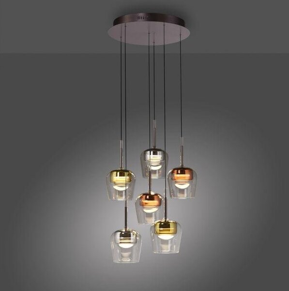 Paul Neuhaus Závěsné LED svítidlo Q-KON, 41W, ø 50 cm, 2700-5000K, Smart Home