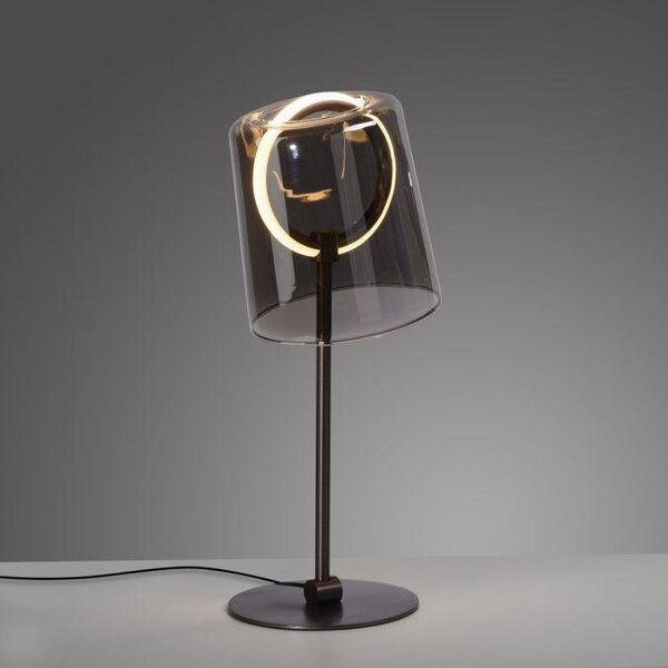 Paul Neuhaus Stolní LED lampa ZULA, 8W, v.42 cm, 3000K stmívatelná šňůrovým stmívačem Barva: Zelená