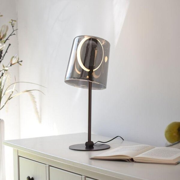 Paul Neuhaus Stolní LED lampa ZULA, 8W, v.42 cm, 3000K stmívatelná šňůrovým stmívačem Barva: Zelená