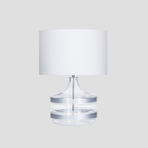 4concepts Designová stolní lampa BADEN BADEN SILVER