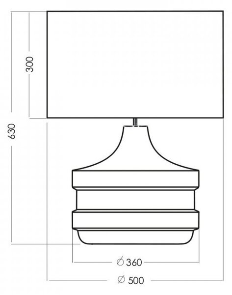 4concepts Designová stolní lampa BADEN BADEN SILVER