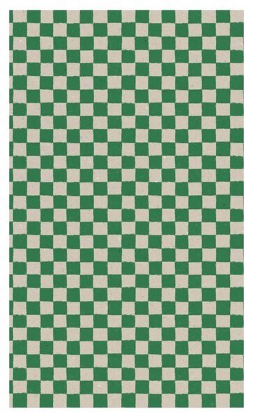 Balicí papír Checker Green – 10 m