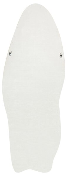 Zrcadlo REIGNY 57 cm 160 cm Umělý samet Bílá