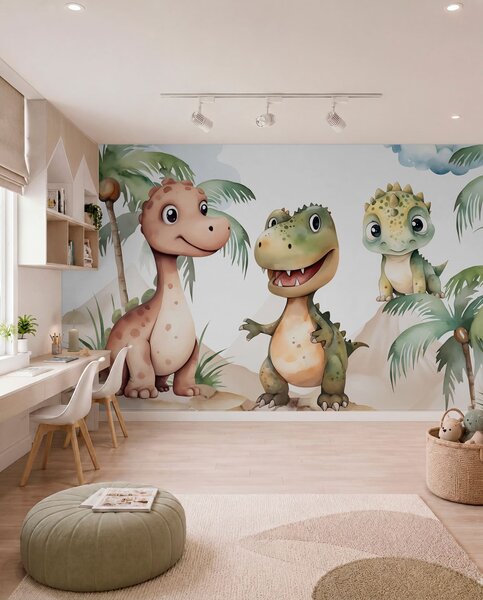 Fototapety Dinosauři, Fototapety dětské, Fototapety dinosauři, w03675 : uwalls.cz