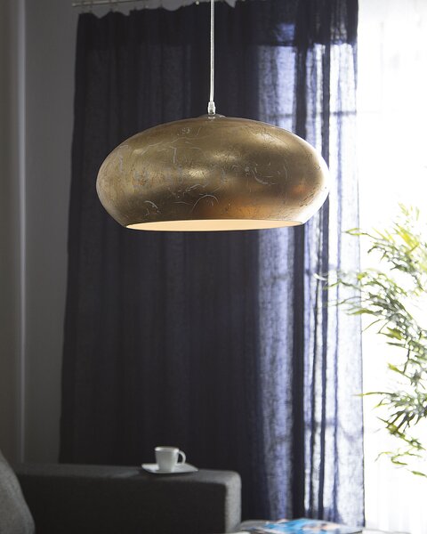 Závěsná lampa LIMNATIS Kov Zlatá