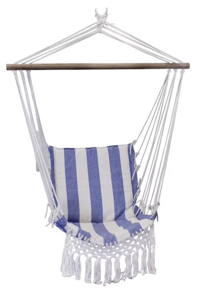 Závěsné houpací křeslo Artur Stripe Blue Strömshaga
