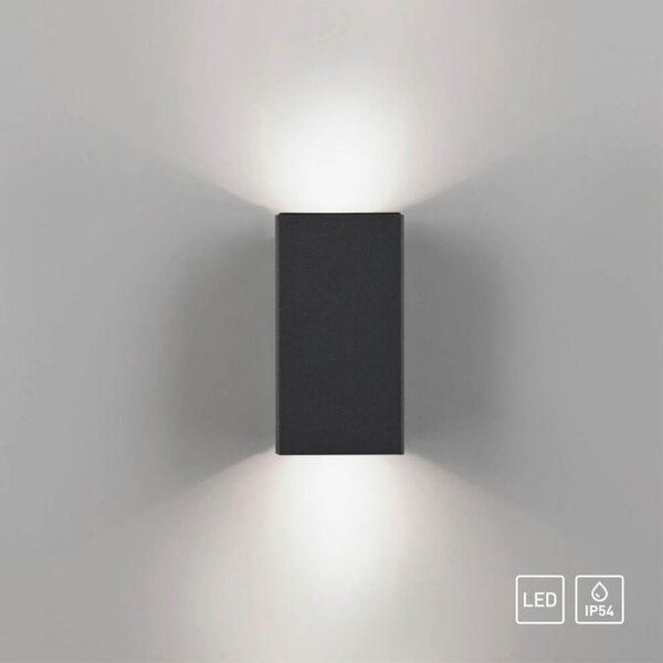 PN 9442-13 BLOCK LED venkovní nástěnné svítidlo antracit IP54 3000K - PAUL NEUHAUS