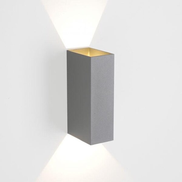 PN 9467-15 BLOCK LED venkovní nástěnné svítidlo šedá IP54 3000K - PAUL NEUHAUS