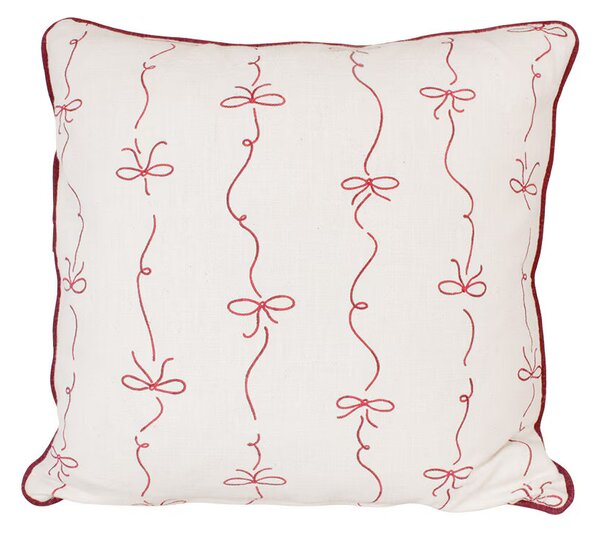 Povlak na polštář Bow Red 45x45 cm Strömshaga