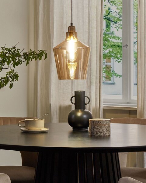 Závěsná lampa SANTON Sklo Zlatá