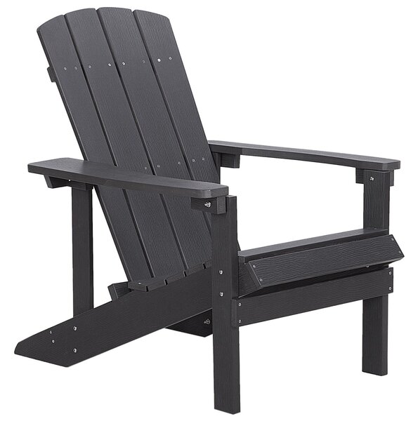 Zahradní židle ADIRONDACK Tmavě šedá