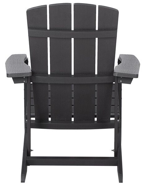 Zahradní židle ADIRONDACK Tmavě šedá