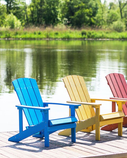 Zahradní židle ADIRONDACK Modrá
