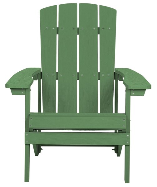 Zahradní židle ADIRONDACK Zelená