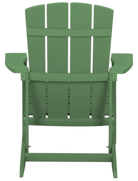 Zahradní židle ADIRONDACK Zelená