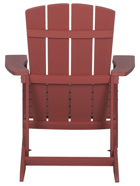 Zahradní židle ADIRONDACK Červená