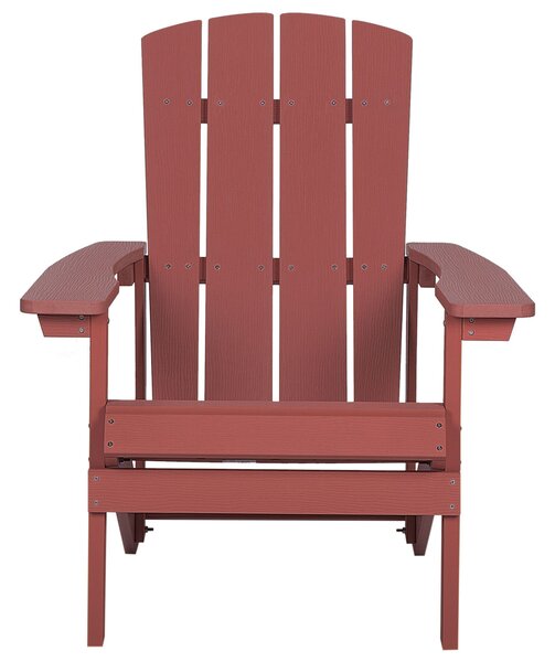 Zahradní židle ADIRONDACK Červená