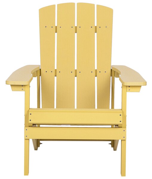 Zahradní židle ADIRONDACK Žlutá