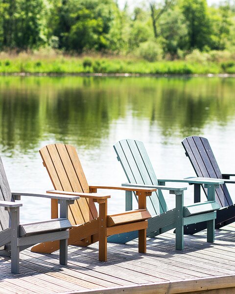 Zahradní židle ADIRONDACK Tyrkysová
