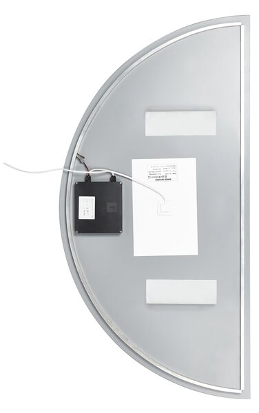 LED koupelnové zrcadlo LOUE 50 cm 100 cm Stříbrná