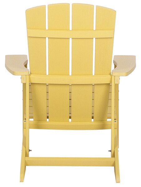 Zahradní židle ADIRONDACK Žlutá