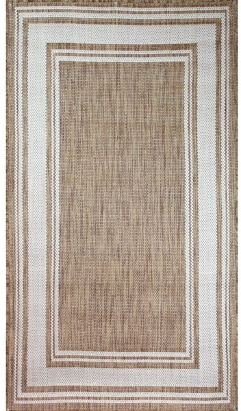 Venkovní kusový koberec Country Dark Brown 11515 A1 - hnědý - 80x150