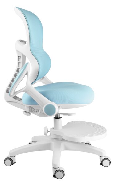 Dětská rostoucí židle Neoseat JUNI 006 — látka, pratelný potah, modrá