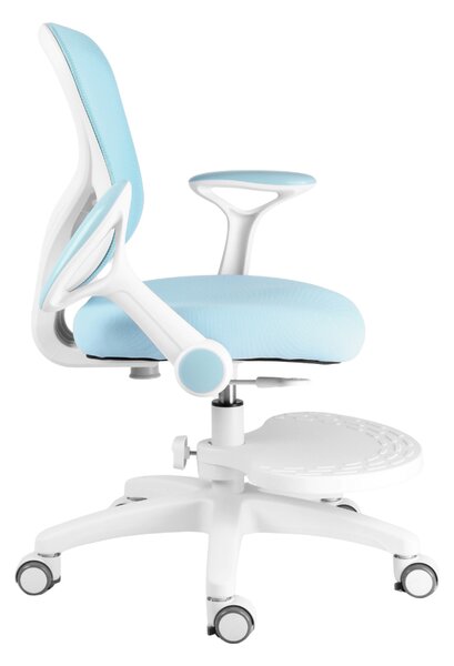 Dětská rostoucí židle Neoseat JUNI 007 — látka, pratelný potah, modrá
