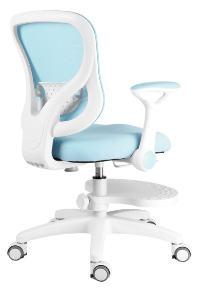 Dětská rostoucí židle Neoseat JUNI 007 — látka, pratelný potah, modrá