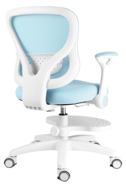Dětská rostoucí židle Neoseat JUNI 007 — látka, pratelný potah, modrá