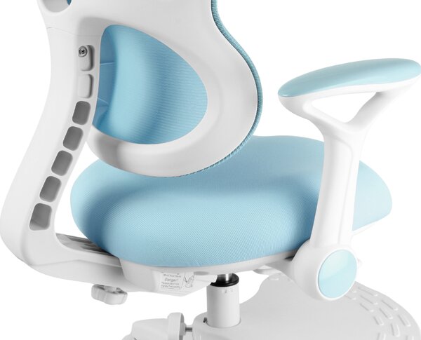 Dětská rostoucí židle Neoseat JUNI 006 — látka, pratelný potah, modrá