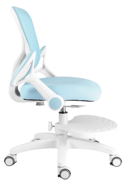 Dětská rostoucí židle Neoseat JUNI 007 — látka, pratelný potah, modrá