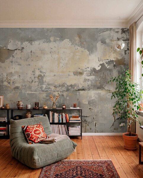 Fototapety imitace staré zdi s texturou, Fototapety Průmyslový styl, w04311 : uwalls.cz