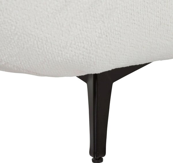 POHOVKA BIG SOFA, textil, krémová, černá, bílá Stylife - Pohovky