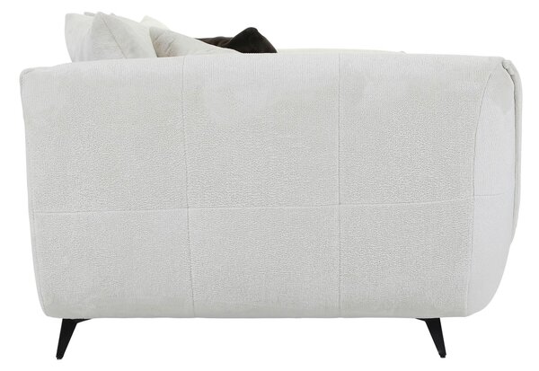 POHOVKA BIG SOFA, textil, krémová, černá, bílá Stylife - Pohovky
