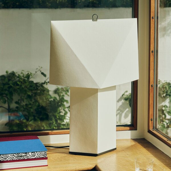HAY Stolní lampa Aplat, 440, White / Black