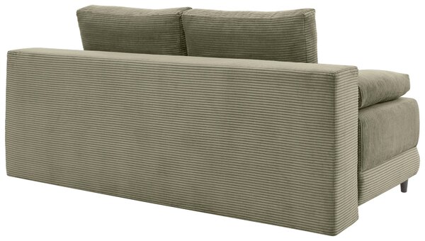 ROZKLÁDACÍ POHOVKA, textil, olivově zelená Carryhome - Rozkládací sedačky