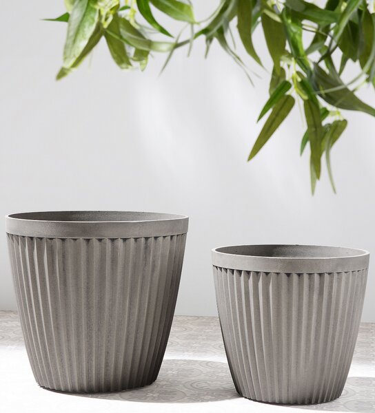 Květináč POKA 36 cm Taupe