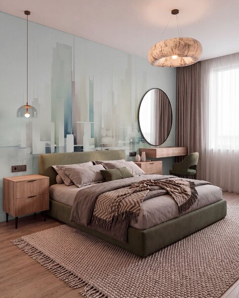 Fototapety Abstraktní město, Fototapety akvarel, w04488 : uwalls.cz