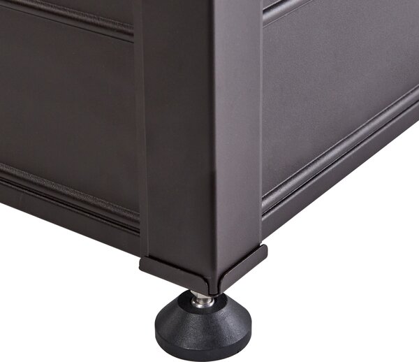 Úložný box CAMPALTO 123 cm 60 cm Tmavě hnědá