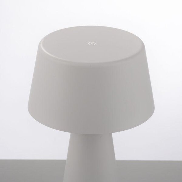 LD 19260-16 ABERA LED stolní lampa na baterie bílá dotykový stmívač IP54 USB vnitřní i venkovní použití 3000K - JUST LIGHT