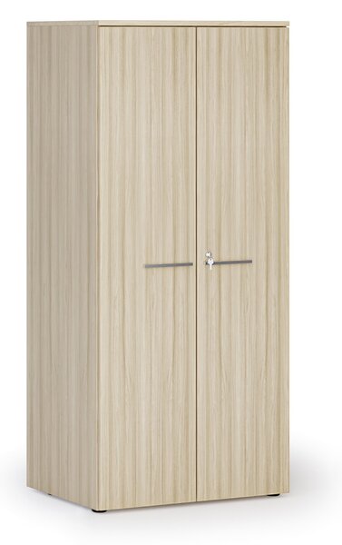 Kancelářská policová skříň PRIMO WOOD s dveřmi, 1781 x 800 x 600 mm, dub přírodní