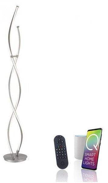 Paul Neuhaus Stojací LED lampa Q-MALINA, 59W, v. 140 cm, Smart Home, CCT 2700-5000K