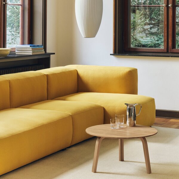 HAY Konferenční stolek Bella Ø80 x 32, Lacquered Oak